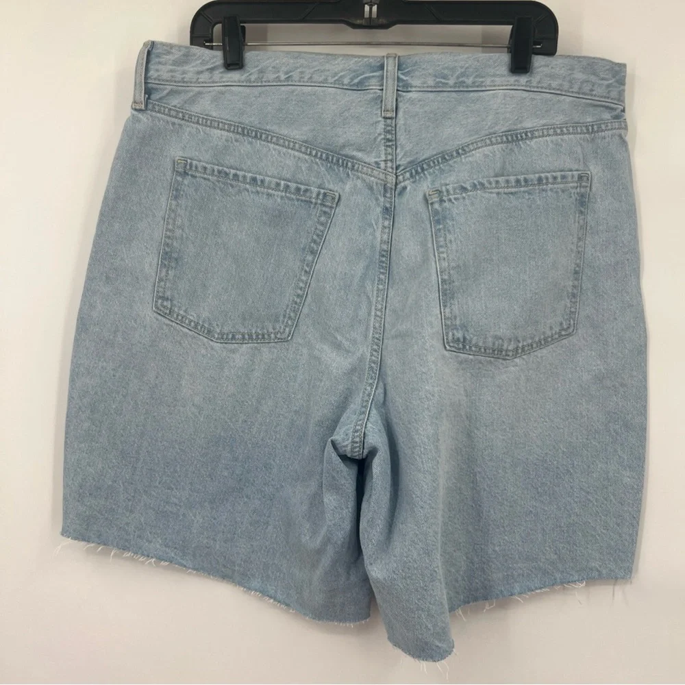 Old Navy Baggy Frayed Hem Denim Shorts